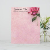 Papier Créez votre propre Rose Fuchsia (Debout devant)