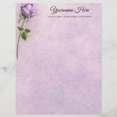 Papier Créez votre propre Rose violet (Devant)