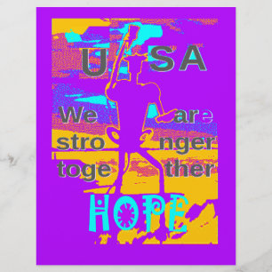 Papier Créez Votre USA Espérons que nous sommes plus for