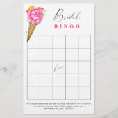 Papier Crème glacée - Jeux de bingo de douche nuptiale (Devant)