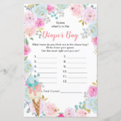 Papier Crème glacée Pastel Devis Ce qui est dans le sac d (Devant)