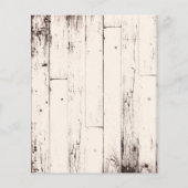 Papier Crème rustique Grange Mariage de bois Photo Enregi (Dos)