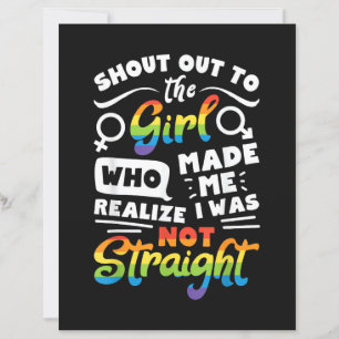 Papier Cri à la fille Fierté lesbienne LGBT T Shirt G