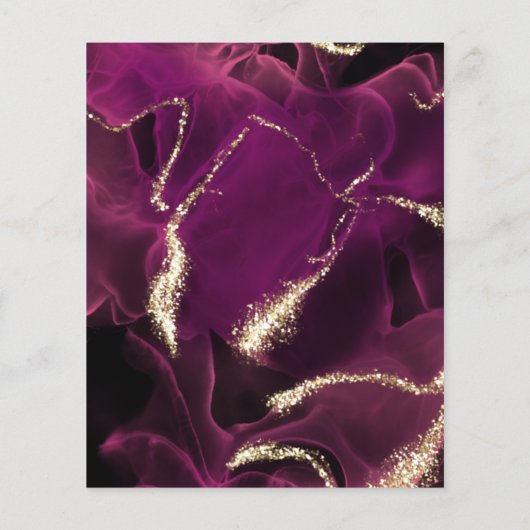 Papier Crimson Mariage Budget Berry Encre (Dos)