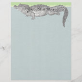 Papier Crocodile vintage (Devant)
