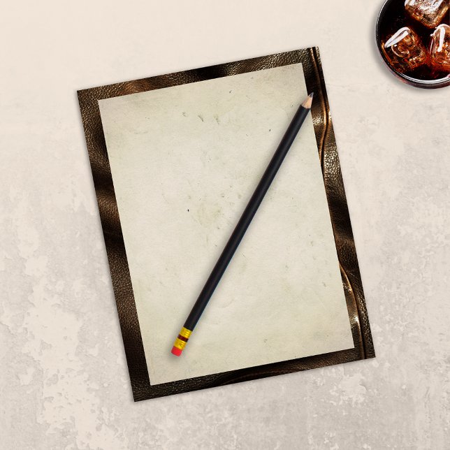 Papier Cuir Brown brillant Faux (Créateur téléchargé)