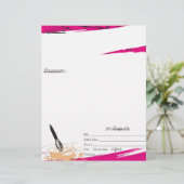 Papier Cuisine de pâte à whisky de couleur personnalisée  (Debout devant)