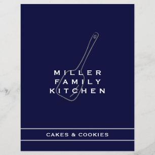 Papier Cuisine familiale gâteau Cookie Divider Marine &