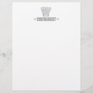 Papier Cuisinier humoristique, Chef