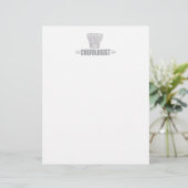 Papier Cuisinier humoristique, Chef (Debout devant)