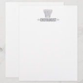 Papier Cuisinier humoristique, Chef (Devant / Derrière)