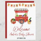 Papier Cultivé localement, le Baby shower des agriculteur (Devant / Derrière)