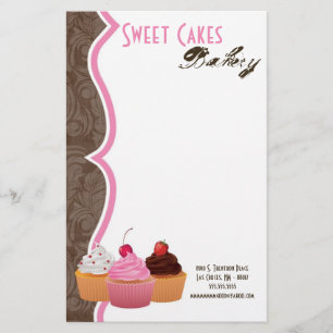Papier - Cup Cakes Bakkerij Sweet Treats
