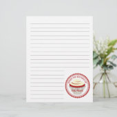 Papier Cupcake De Velours Rouge De La Cuisine De...Papier (Debout devant)