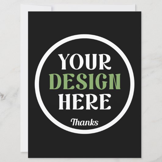 Papier custom, unique, sleek & minimalist (Devant)