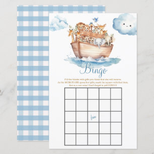 Papier Cute Boy Noah's Ark Baby shower Cloud Bingo Jeux