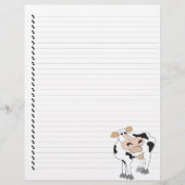 Papier Cute Cartoon Laitier Vache Linked Pet en-tête (Devant)