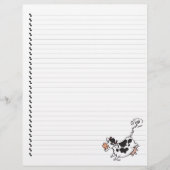 Papier Cute Cartoon Laitier Vache Linked Pet en-tête (Devant)