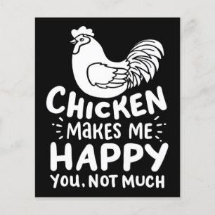 Papier Cute Chicken Farmer Sarcastique  Cadeau Pour Valen