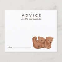 Cute Cub Bear Twins Conseils pour les nouveaux par