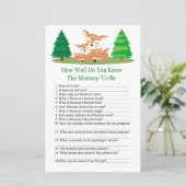 Papier Cute Deer Comme vous connaissez bien le jeu de bab (Debout devant)