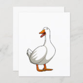 Papier Cute Duck Design Hommes sauvagine Oiseau Animaux A (Devant / Derrière)