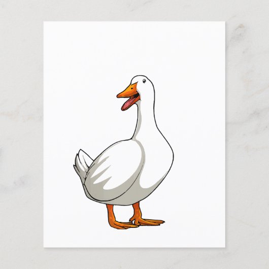 Papier Cute Duck Design Hommes sauvagine Oiseau Animaux A (Dos)