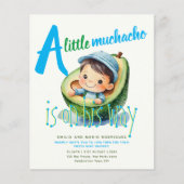 Papier Cute Fiesta Boy Baby shower Muchacho BUDGET (Devant)