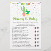 Papier Cute Fiesta Cactus Devinez Qui A Dit Qu'Il Douche  (Devant)