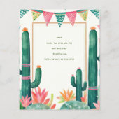 Papier Cute Fiesta Nacho BUDGET Baby shower moyen (Dos)