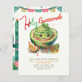 Papier Cute Fiesta Saint-Guacamole Baby shower BUDGET (Devant / Derrière)