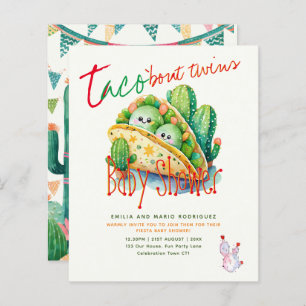 Papier Cute Fiesta Taco TWINS Baby shower MEILLEUR BUDGET