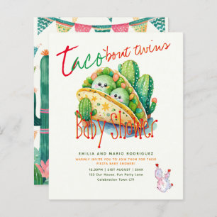 Papier Cute Fiesta Taco TWINS Baby shower MEILLEUR BUDGET