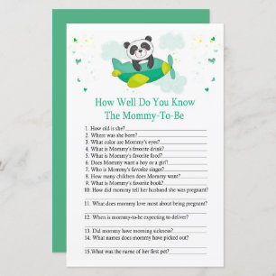 Papier Cute panda Comme vous connaissez bien le jeu de ba