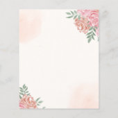 Papier Cute Rainbow Boho Baby Shower (Dos)