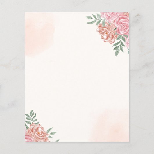 Papier Cute Rainbow Boho Baby Shower (Dos)