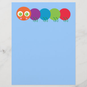Papier Cute Rainbow Caterpillar