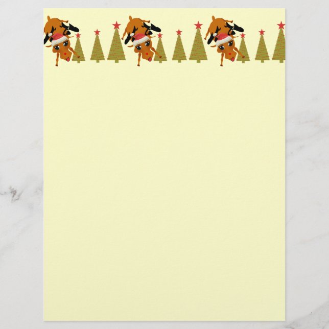 Papier Cute Reindeer (Devant)