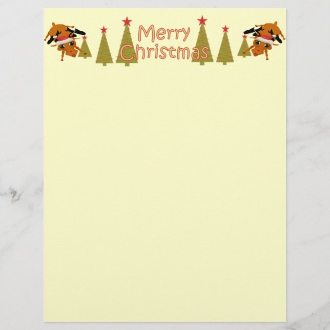 Papier Cute Reindeer (Devant)