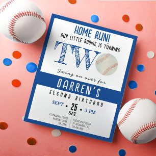 Papier Cute Rookie Baseball Budget Boy 2e anniversaire