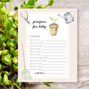Papier Cute Sprout - Partie prières pour bébé
