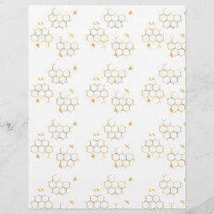 Papier d'abeille au miel