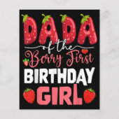 Papier Dada of the Berry Premier anniversaire de Girl Str (Dos)