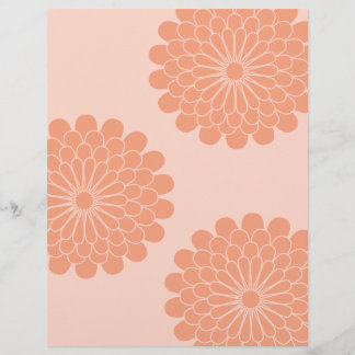 Papier Dahlia Motif double face