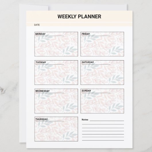 Papier Daily Planner Template (Dos)
