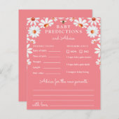 Papier Daisy Baby Predictions et conseils (Devant / Derrière)