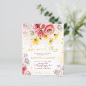 Papier Daisy daisy pavot nuptiale invitation budgétaire (Debout devant)