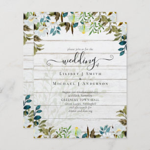 Papier Daisy Fleur sauvage Mariage de verdure