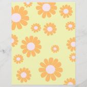 Papier Daisy Green Orange (Dos)