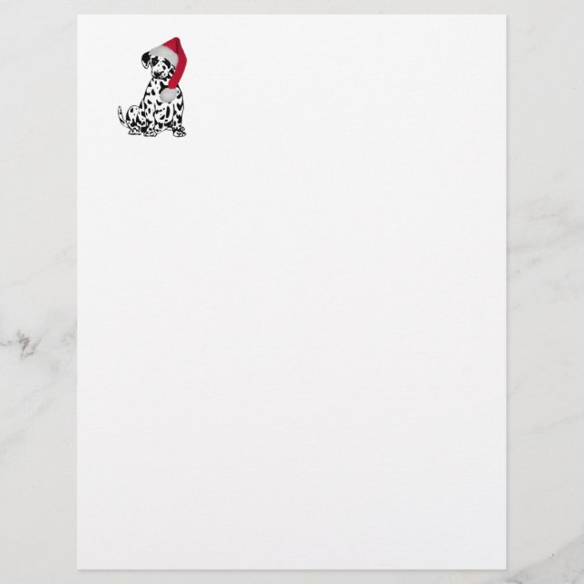 Papier Dalmatie de Noël (Devant)
